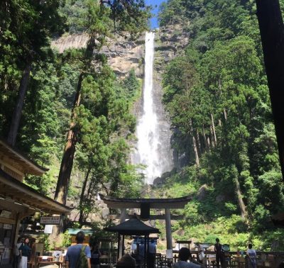 The Nachi waterfall you can see on the Kumano Kodo
